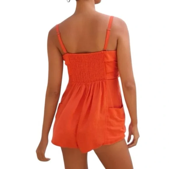 NWT Anthropologie Romper with Detachable Straps Size XL - Picture 3 of 14